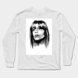 charcoal drawing Long Sleeve T-Shirt